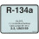 Diversitech R-134A Χρωματιστή Ετικέτα Αναγνώρισης Ψυκτικού (04134) 1