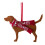 (Brown) Christmas Tree Decoration Labrador Dog Tree Ornament 2