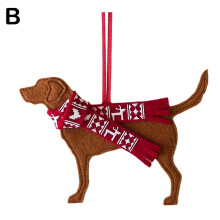 (Brown) Christmas Tree Decoration Labrador Dog Tree Ornament