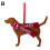(Brown) Christmas Tree Decoration Labrador Dog Tree Ornament 1