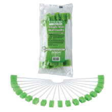 Stryker - Sage Toothette Plus Single Use Oral Swabs - Without Sodium Bicarbonate - Unflavored - Bag of 20 Swabs - Disposable Dental swabs with Long Ha