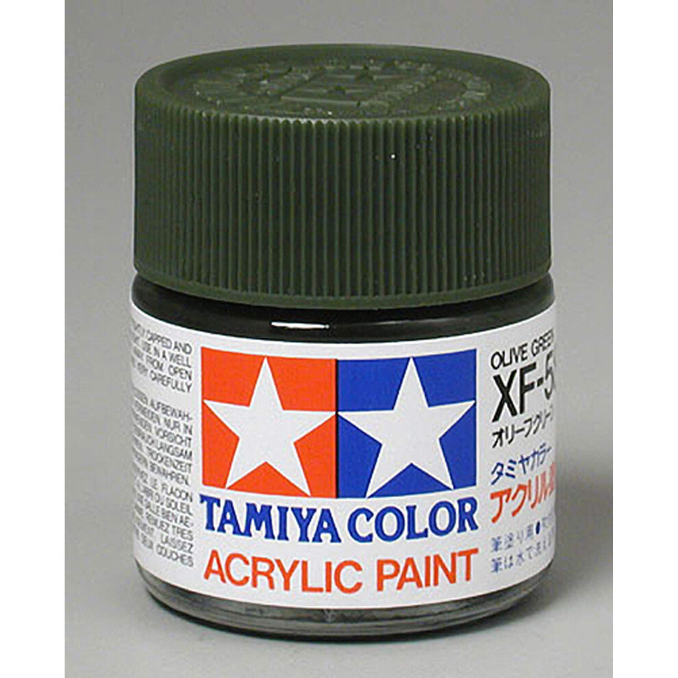 TAMIYA Acrylic XF58 Flat Olive Green TAM81358 Plastics Paint Acrylic