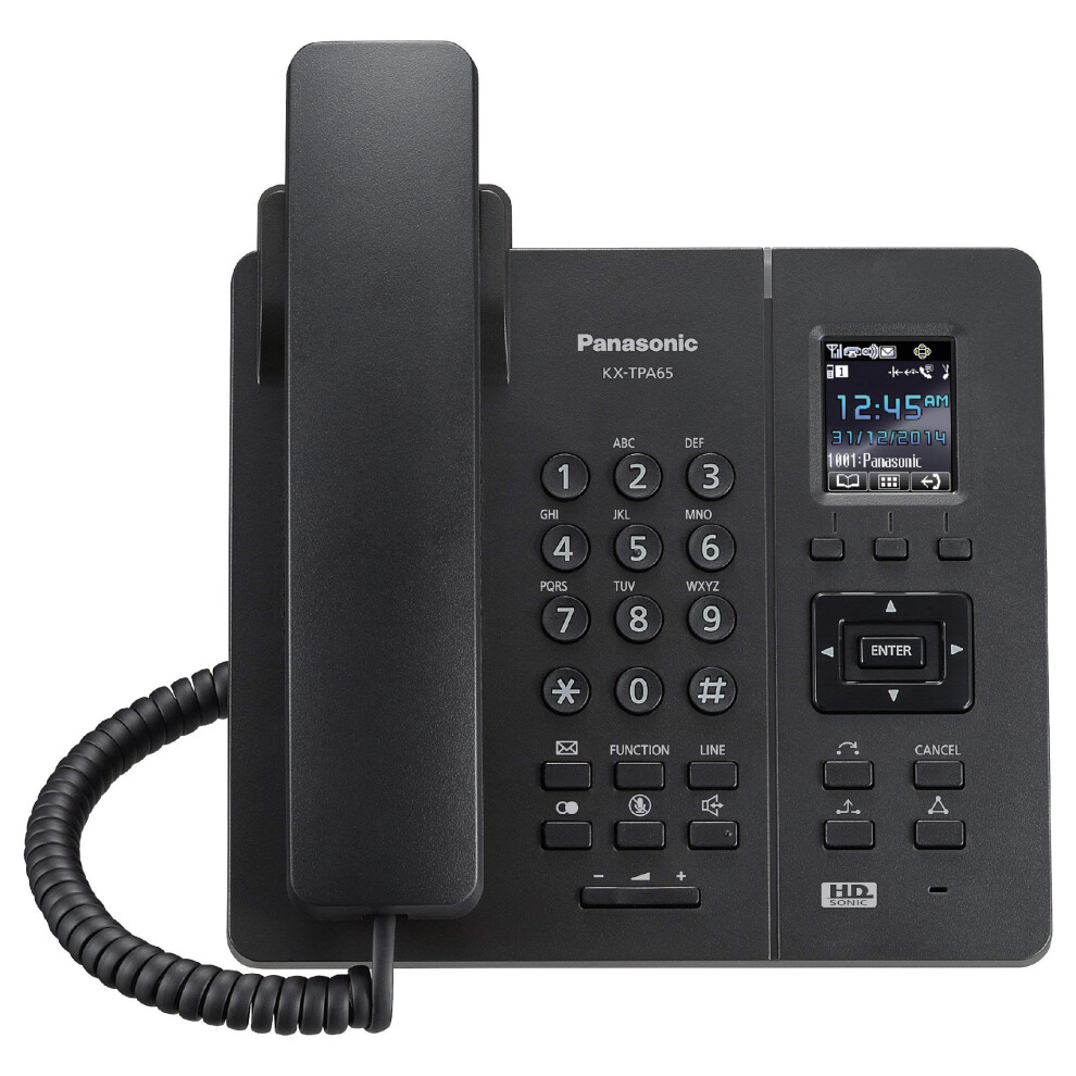 Panasonic KXTPA65 SIP DECT Wireless Desk Phone