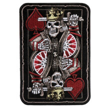 Hot Leathers Patch Suicide King (Multicolore, 3.5" Largeur x 4" Hauteur)