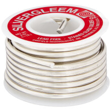 Lead Free Silvergleem Solder Wire 12 Lb Spool 1 Pack