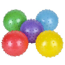 Rhode Island Novelty Bola Knobby de 5 Pulgadas Desinflada, 10 Asortidas por Pedido