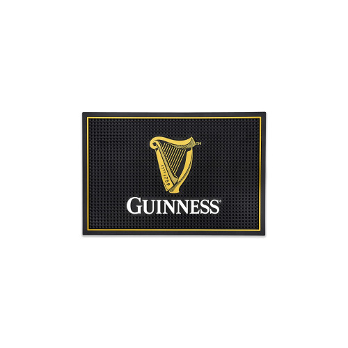 Guinness Μάτ για Μπαρ και Στιγμιαία Ρευστά | Λάστιχο Μπαρ με Λογότυπο Harp