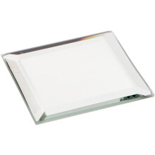 Plymor Square 3mm Beveled Glass Mirror 2 inch x 2 inch Pack of 6