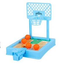 (Light Blue) Basketball Shooting Game Toy Desktop Table Basketball Games With Basketball Court