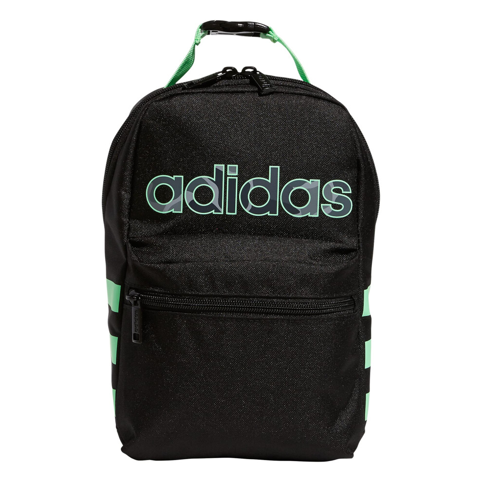 adidas Santiago 2 Insulated Lunch Bag  BlackBeam Green Nomad Camo Print  One Size