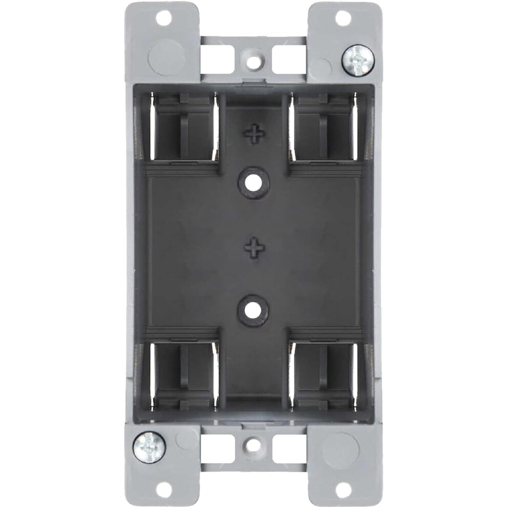Newhouse Hardware 1Gang PVC Old Work Electrical Outlet Box 3Pack 14 cu in Plastic Junction Box for Switches GFCI or Du