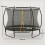 SPORTNOW 8ft Trampoline with Enclosure Net, Spring Cover, Black 2