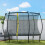 SPORTNOW 8ft Trampoline with Enclosure Net, Spring Cover, Black 5