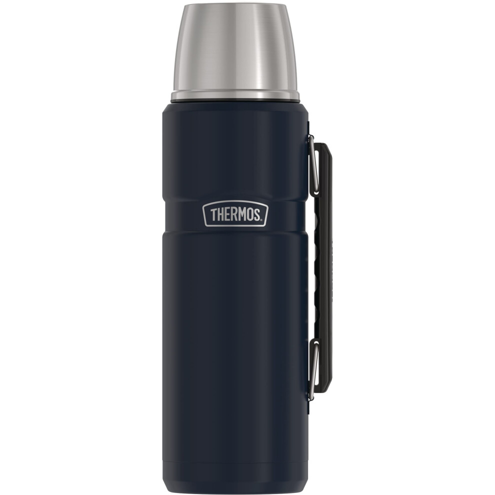 THERMOS Stainless King VacuumInsulated Beverage Bottle  68 Ounce  Midnight Blue