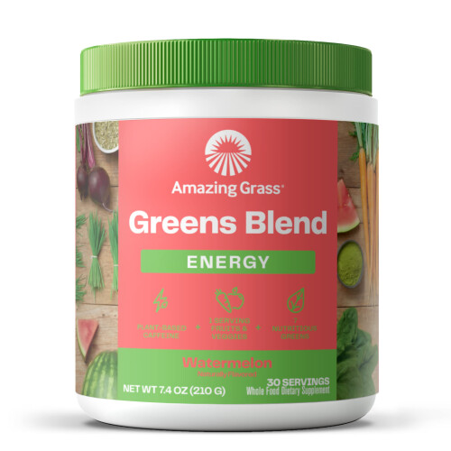Amazing Grass, Mélange Vert, Énergie, Pastèque, 7,4 oz (210 g)