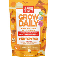 Healthy Heights, Grow Daily, Molkenprotein & Nährstoffmischung, Für Jungen 10+, Vanille, 22,9 Unzen (650 g)