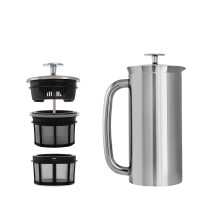 ESPRO P7 French Press Double Walled Stainless Steel Insulated Coffee and Tea Maker with MicroFilter Keep Drinks Hotter fo