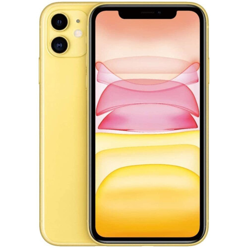 Refurbished Apple Apple iPhone 11  US Version  64GB  Yellow  Unlocked Renewed