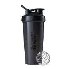 BlenderBottle Classic Shaker Fles Perfect voor Eiwitshakes en Pre Workout, 28-Ounce, Zwart