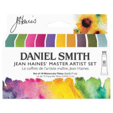 DANIEL SMITH Watercolor 5ml tubes Jean Haines Master Artist Set 10 Watercolor Tubes (total 10 pieces) 285610223 0.17 Fl Oz (Pack of 10)