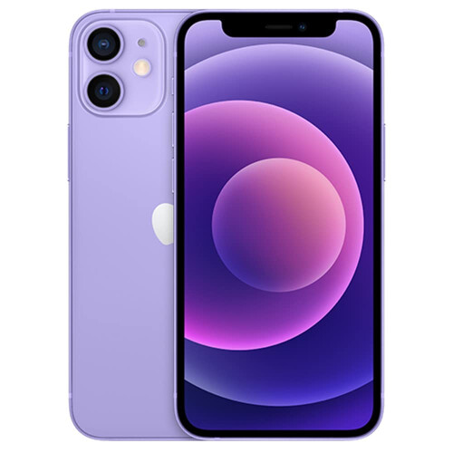 Refurbished Apple Apple iPhone 12 Mini  64GB  Purple  Unlocked Renewed