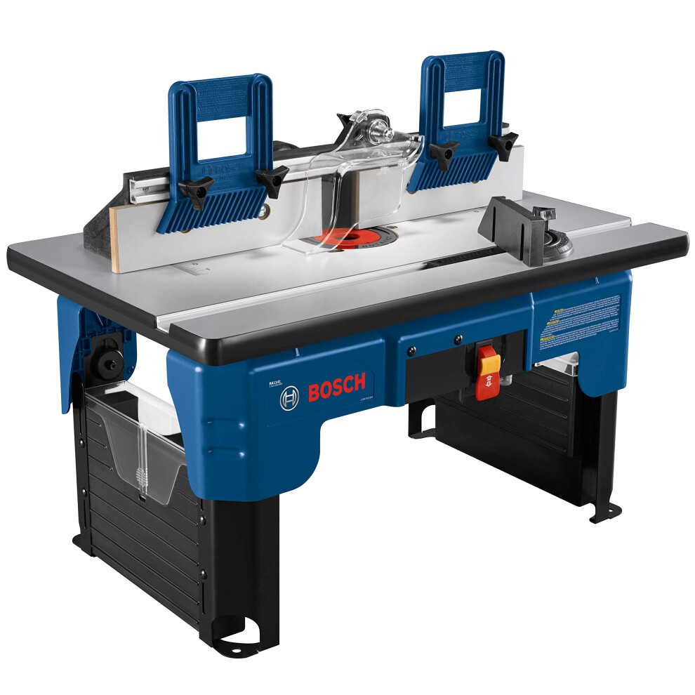 BOSCH RA1141 26 in x 1612 in Laminated MDF Top Portable Jobsite Router Table with 212 in Vacuum Hose Port