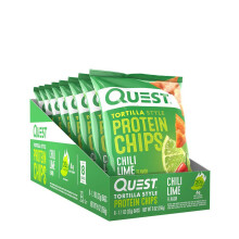 Quest Nutrition, Tortilla Style Protein Chips, Chili Limette, 8 Beutel, je 1,1 oz (32 g)
