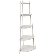 Frenchi Home Furnishing 5Tier Corner Stand White