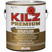 KILZ Premium Hoogdekkende Vlekblokker Binnen/Buiten Latex Primer/Sealer, Wit, 1-gallon,13041