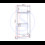 Seconique Paris 2 Door Mirrored Wardrobe Smoked Ash Effect Curved Edges 8