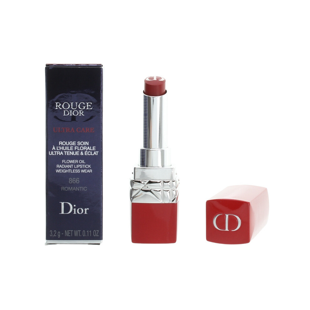 Dior Rouge Ultra Care Lipstick 866 Romantic Red