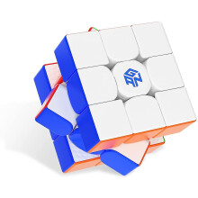 Gan356rs, 3x3 Magnetic Speed Cube Stickerless Magic Cube Stickerless Cube Frosted Surface