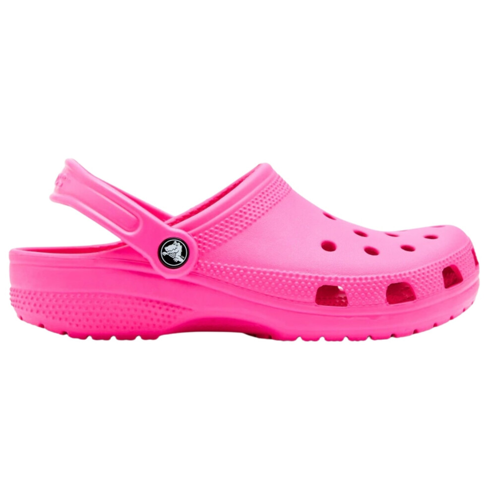 (US Mens 12 / Womens 14) Crocs Adult Classic Clogs Shoes Sandals Slides - Juice