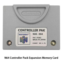 1pc Memory Card 64 Controller N64 Controller Pack Expansion Memory Card