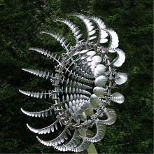 Unique Magical Metal Windmill Outdoor Wind Spinners Courtyard Patio Garden Decor [free Shipping]