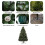 (6FT) Abrihome Artificial Christmas Tree, Pine Cone Tree 9