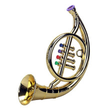 French Horn 4 Colored Early Education Musical Toy Props Play Mini Musical For Children Toy Gold