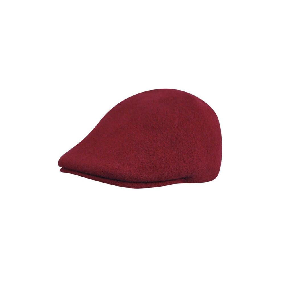 KANGOL Seamless Wool 507 Cap K0875FA Warm Winter Ivy Hat - Claret Red - L