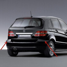 Rear Bumper Chrome Reflective Strip For B Class W245 2008-2010 1698851921 1698852021