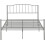 Seconique Harlow 4ft6 Double Metal Bed Silver 5