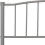 Seconique Harlow 4ft6 Double Metal Bed Silver 7