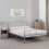 Seconique Harlow 4ft6 Double Metal Bed Silver 1