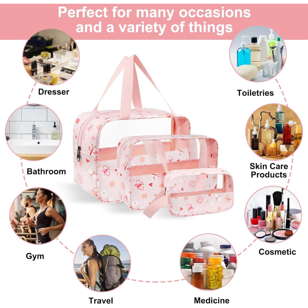 pink-floral--clear-toiletry-bag--3pcs-makeup-bag-with-zippers--handing-travel-accessories-portable-waterproof-cosmetic-wash-bags-for-women-and-men