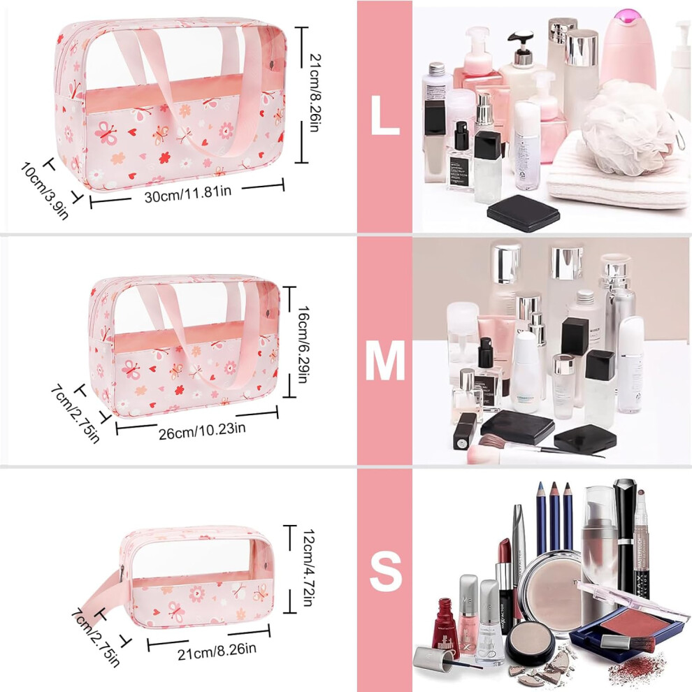 pink-floral--clear-toiletry-bag--3pcs-makeup-bag-with-zippers--handing-travel-accessories-portable-waterproof-cosmetic-wash-bags-for-women-and-men