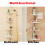 4 Tier Adjustable Telescopic Bathroom Shower Corner Rack Shelf Caddy 2