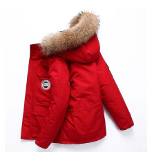 (Red, XL) 2023 New Men's Down Jacket Clothing Thickened Tooling Couple's Coat Winter Outdoor Large Down Men And Women