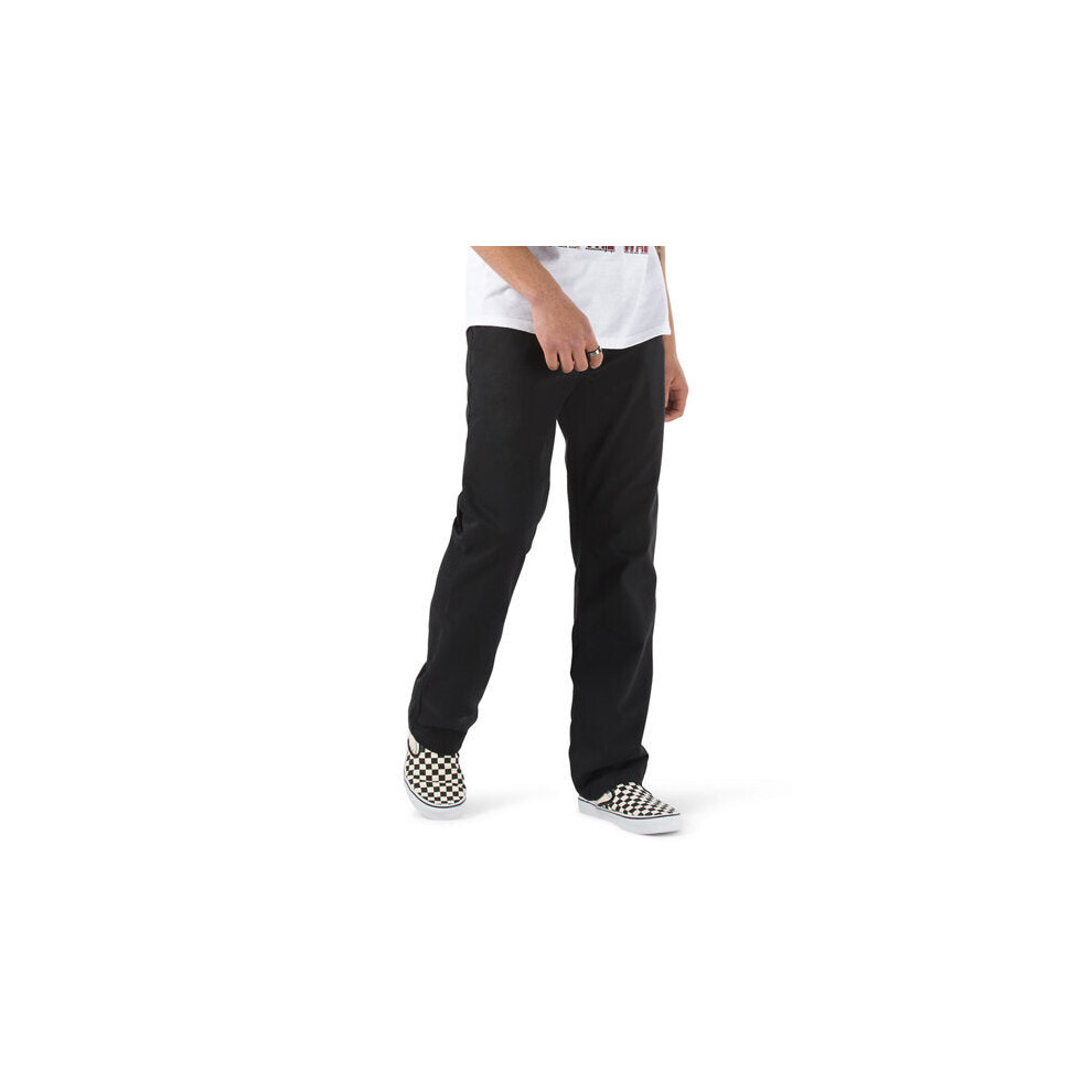 (32 Waist) Vans Mens Authentic Chino Relaxed Pants Casual Trousers - Black