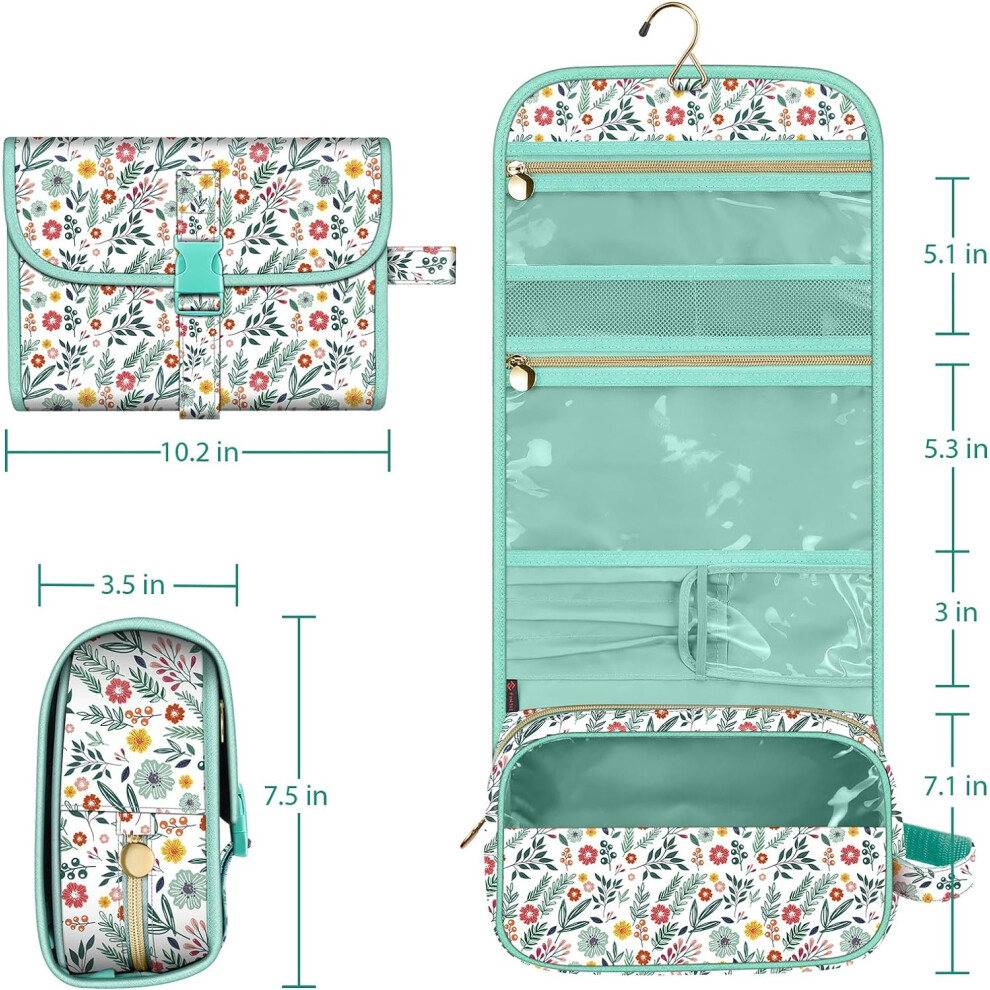 z-spring-bloom--portable-toiletry-travel-wash-bag--large-water-resistant-hanging-makeup-organizer-cosmetic-storage-pouch-case-for-women-girls--jungle-night