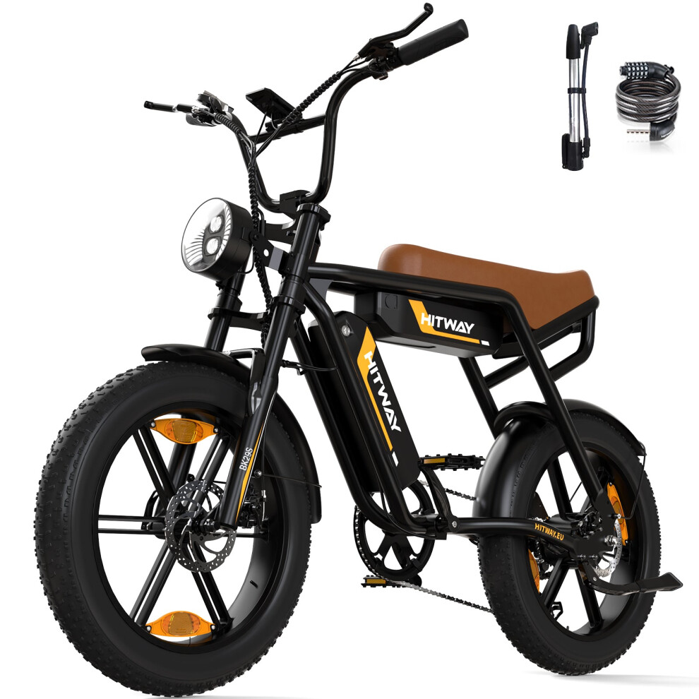 Hitway BK17  Electric Bike,48V26Ah Dual Battery,500W Motor