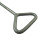 (18", Galvanised) Bow Handle Drop Down Bolt (Heavy Duty Garage Door) 11